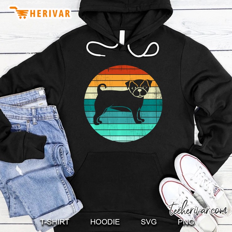 Pug Dog Lover Vintage Version2 Hoodie
