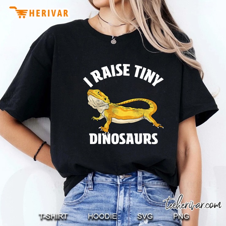 I Raise Tiny Dinosaurs Cute Bearded Dragon Version2 Ladies Tee