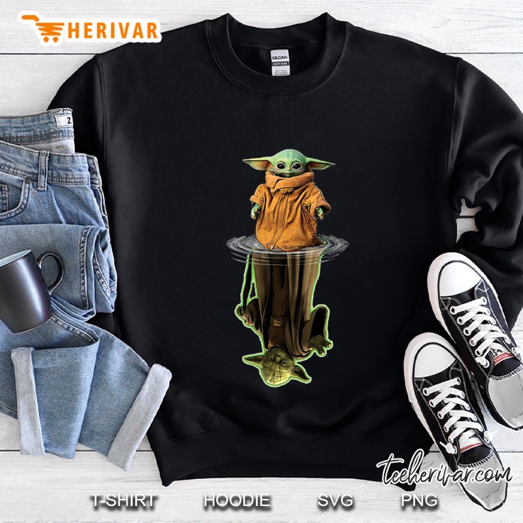 Star Wars The Mandalorian The Child And The Old Yoda Version Sweatshirt