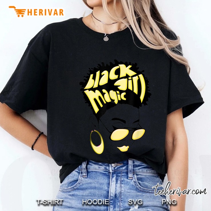 Black Girl Magic African American Pride Hair Ladies Tee
