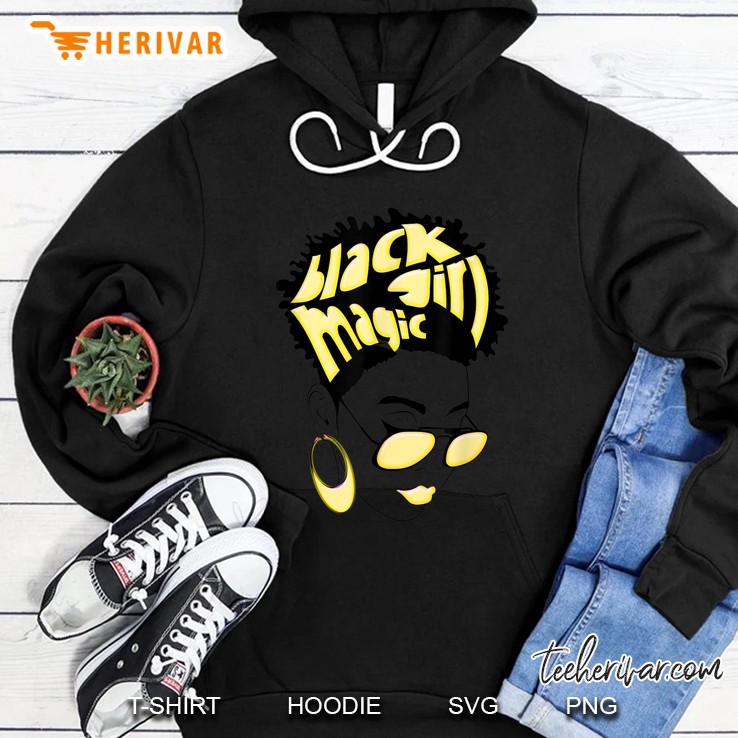 Black Girl Magic African American Pride Hair Hoodie