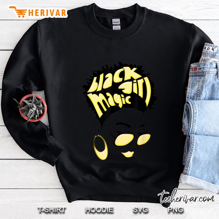 Black Girl Magic African American Pride Hair Sweatshirt