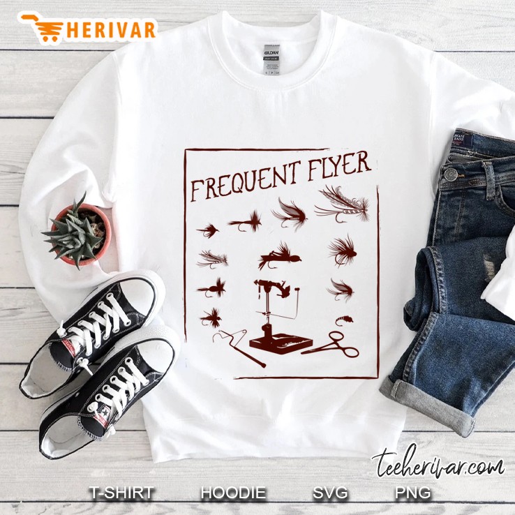 Frequent Flyer Fishing Fisherman Sweatshirt