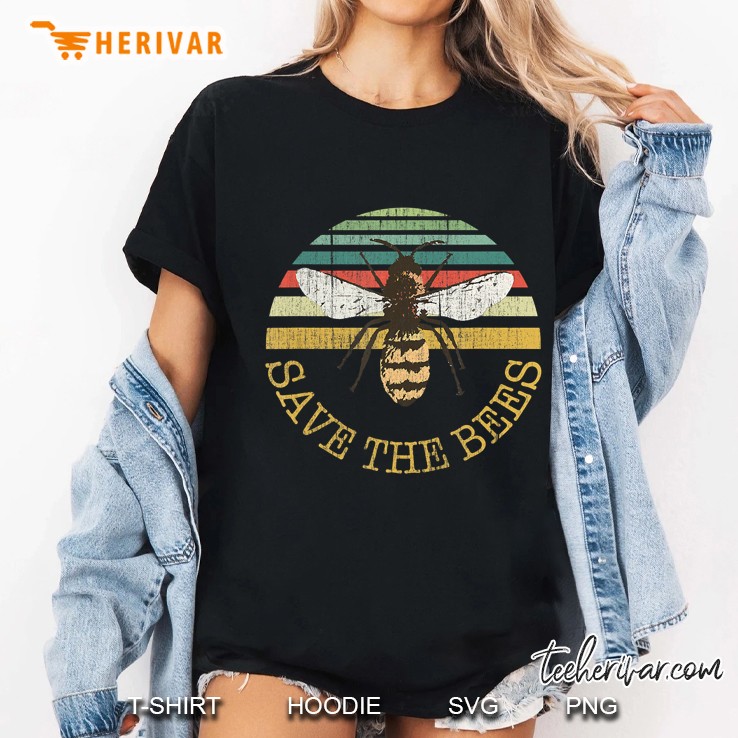 Save The Bees Vintage Version2 Ladies Tee
