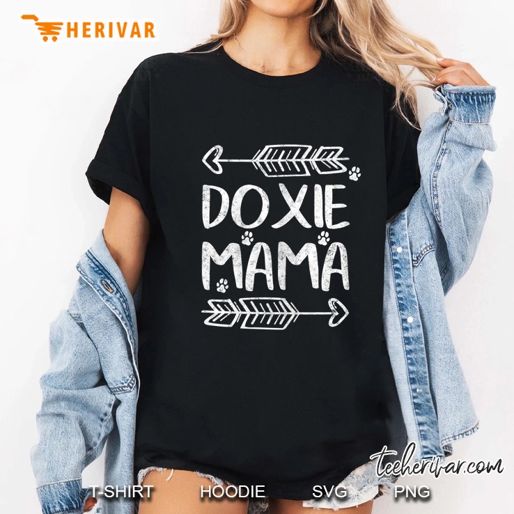 Doxie Mama Dachshund Weiner Ladies Tee