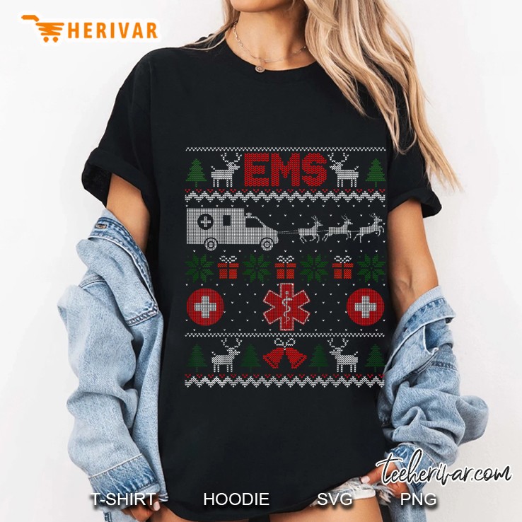 EMS Paramedical Christmas Ladies Tee