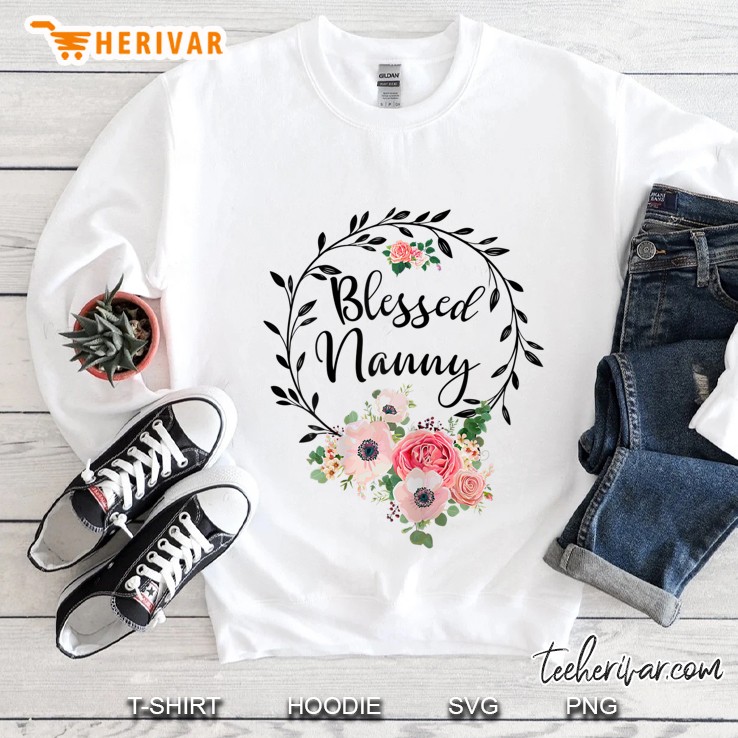 Blessed Nanny Floral Version Sweatshirt