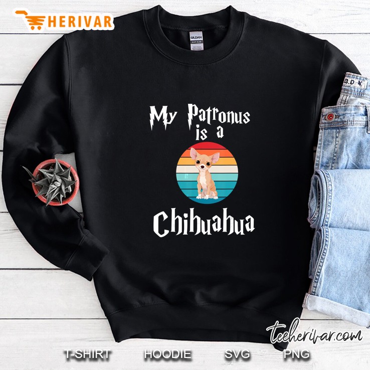 My Patronus Is A Chihuahua Vintage Version Sweatshirt