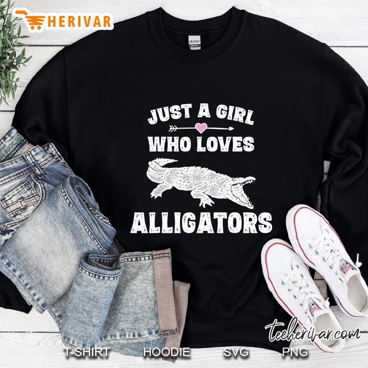 Just A Girl Who Loves Alligators Sweatshirt