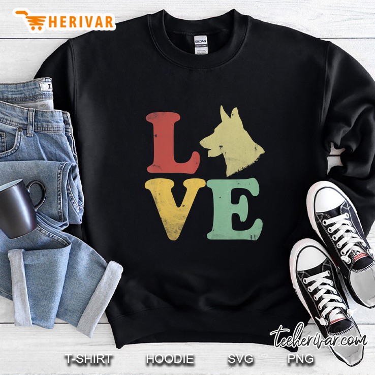 Love German Shepherd Vintage Version Sweatshirt