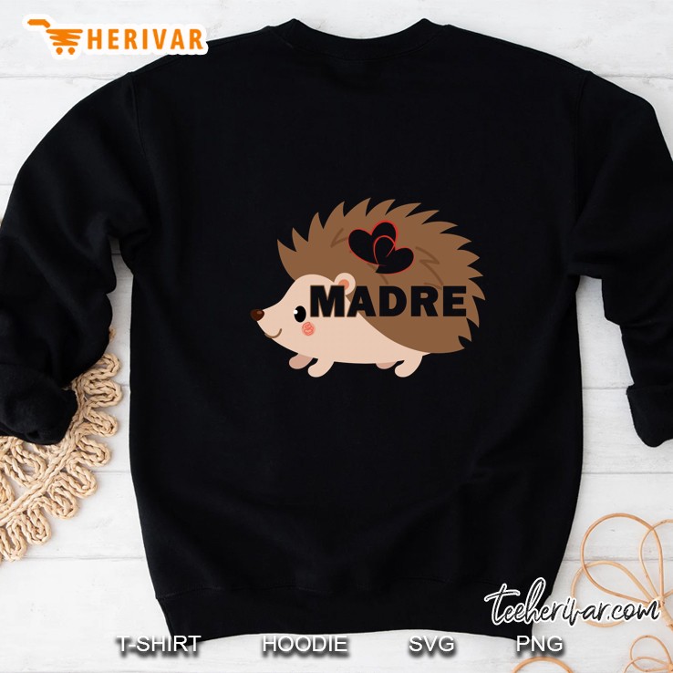 Love Madre Hedgehog Heart Black Version Sweatshirt