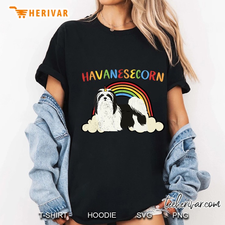 Funny Havanese Dog Gift Havanesecorn Version Ladies Tee