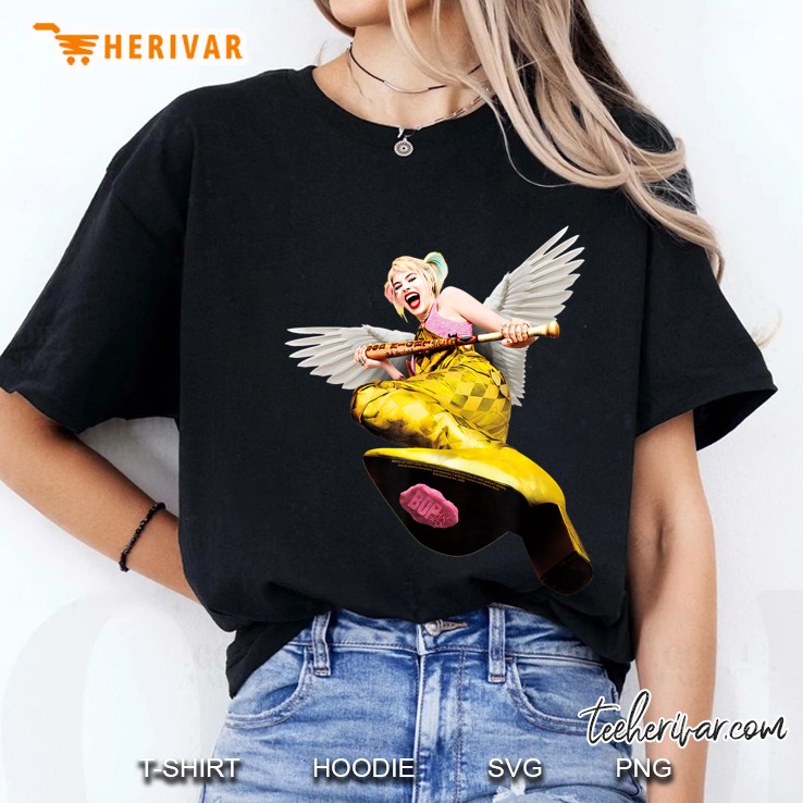 Birds Of Prey Harley Quinn Kick Version Ladies Tee