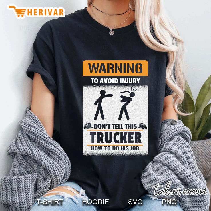 Warning To Avoid Injury Don