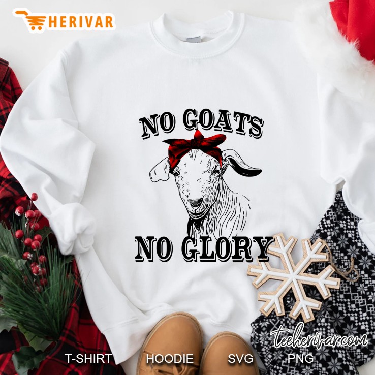 No Goats No Glory Bandana Goat Version Sweatshirt