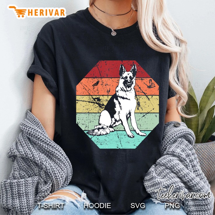German Shepherd Vintage Version Ladies Tee