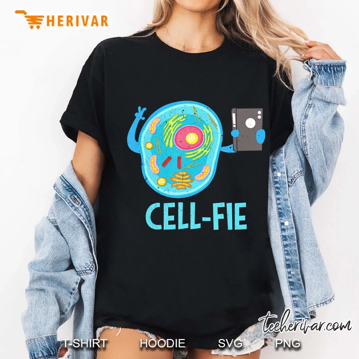 Cell Fie Funny Cellular Biology Teacher Ladies Tee