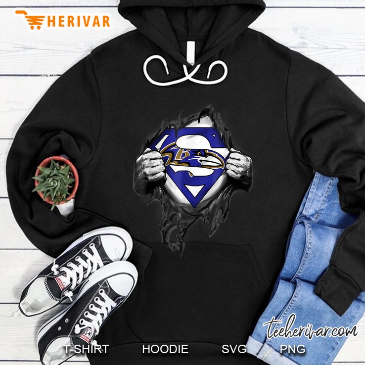 Baltimore Ravens Inside Me Ravens Fan Hoodie