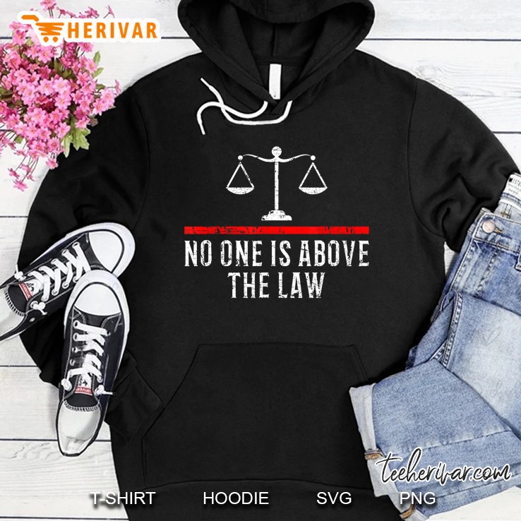 No One Is Above The Law Hoodie