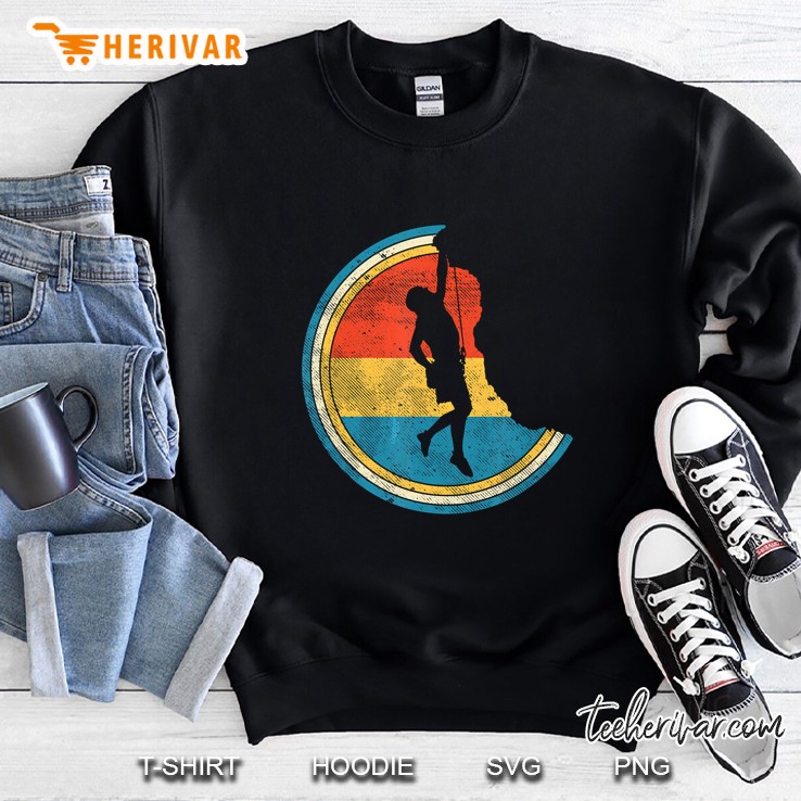 Vintage Rock Climbing Mountain Climber Version2 Sweatshirt