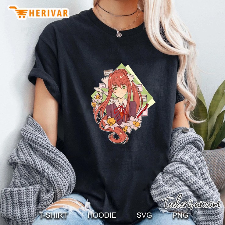 Doki Doki Literature Club Monika Manga Ladies Tee