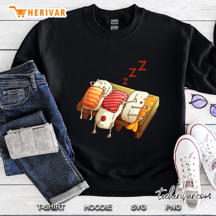 Funny Sleeping Sushi Roll Sweatshirt