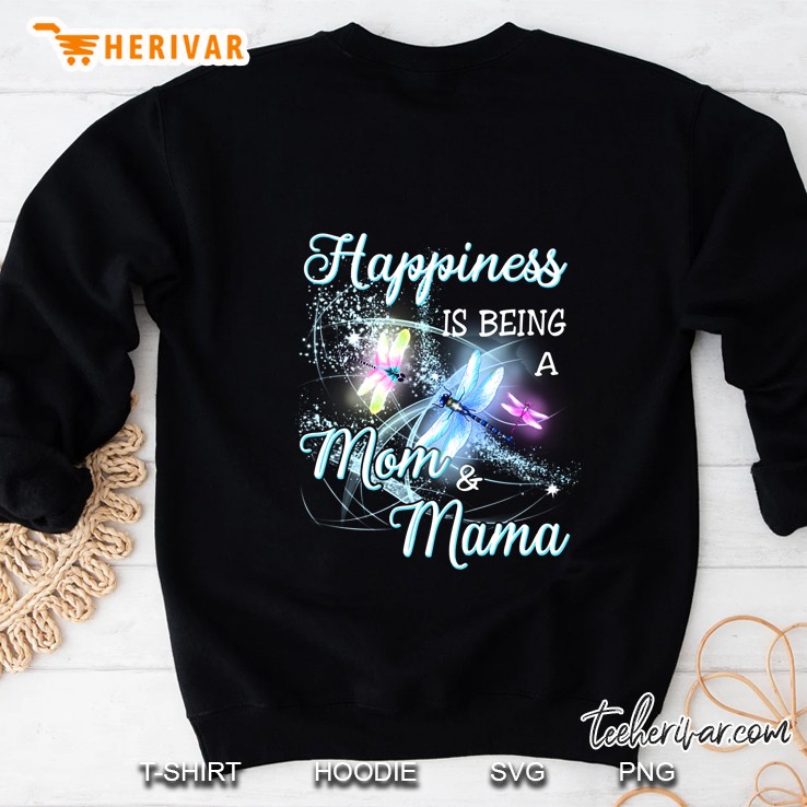 Happiness Is Being A Mom & Mama Dragonfly Version Sweatshirt