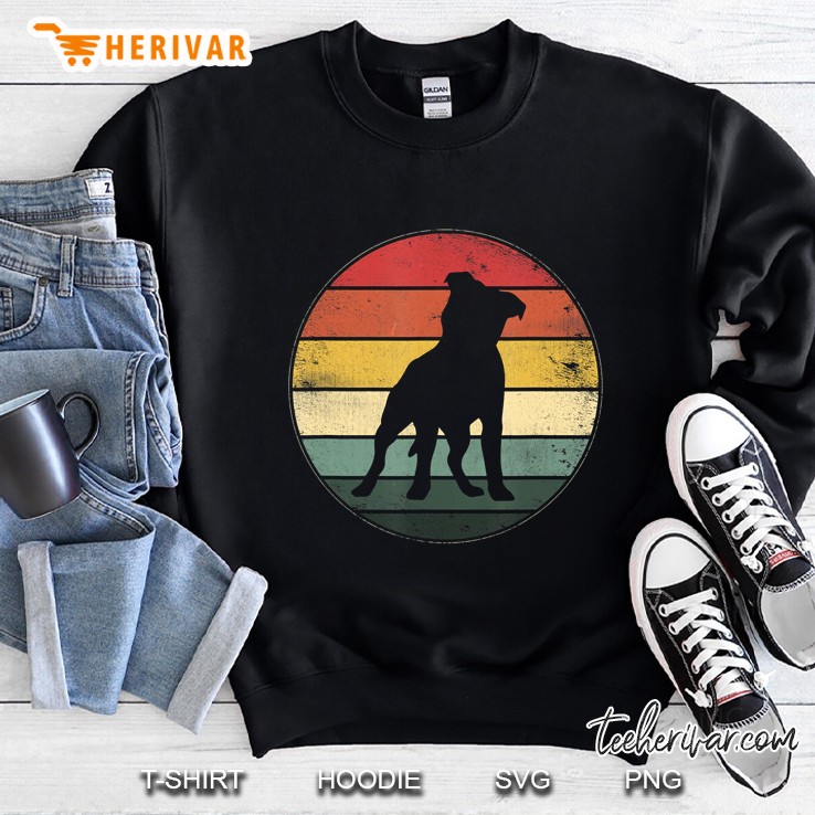 Pitbull Silhouette Vintage Version Sweatshirt