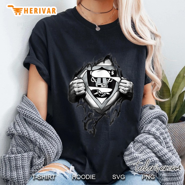 Oakland Raiders Inside Me Ladies Tee