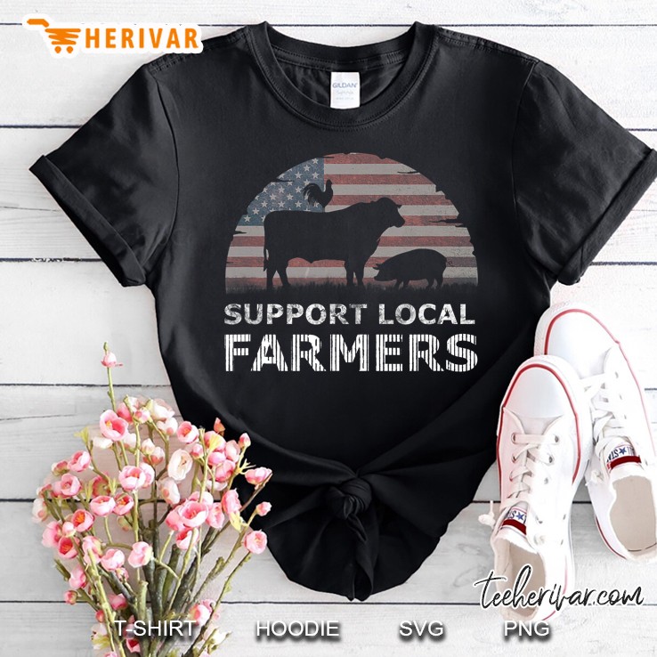 Support Your Local Farmers Pride Farm Country Shirt