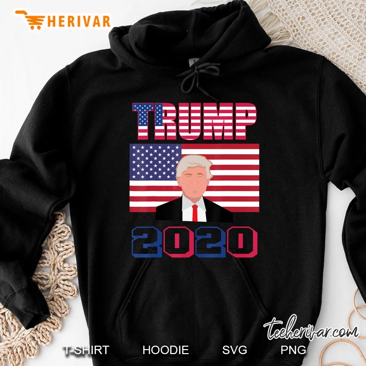 Trump 2020 American Flag Version Hoodie