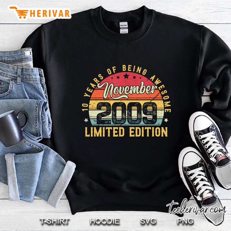 10 Years Of Being Awesome November 2009 Limited Edition Vintage Version Sweatshirt