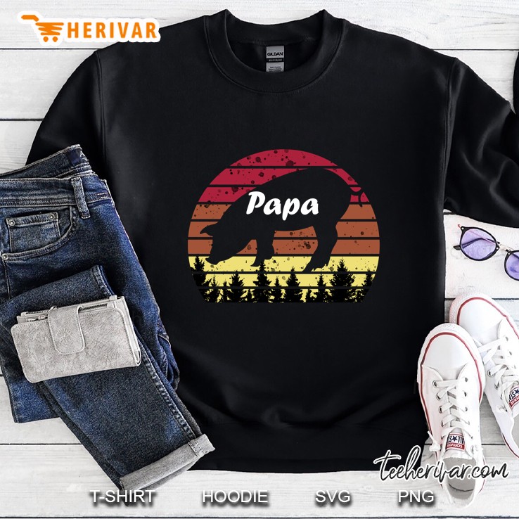 Papa Pig Forest Pet Animals Vintage Version Sweatshirt