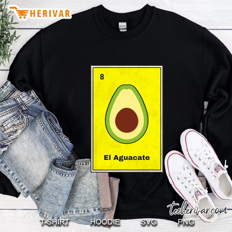 El Aguacate Funny Avocado Lotteria Card Sweatshirt