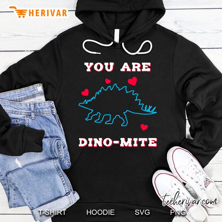 You Are Dino-Mite Stegosaurus Funny Valentine