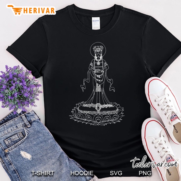Guan Yin Graphic Bodhisattva Shirt Shirt