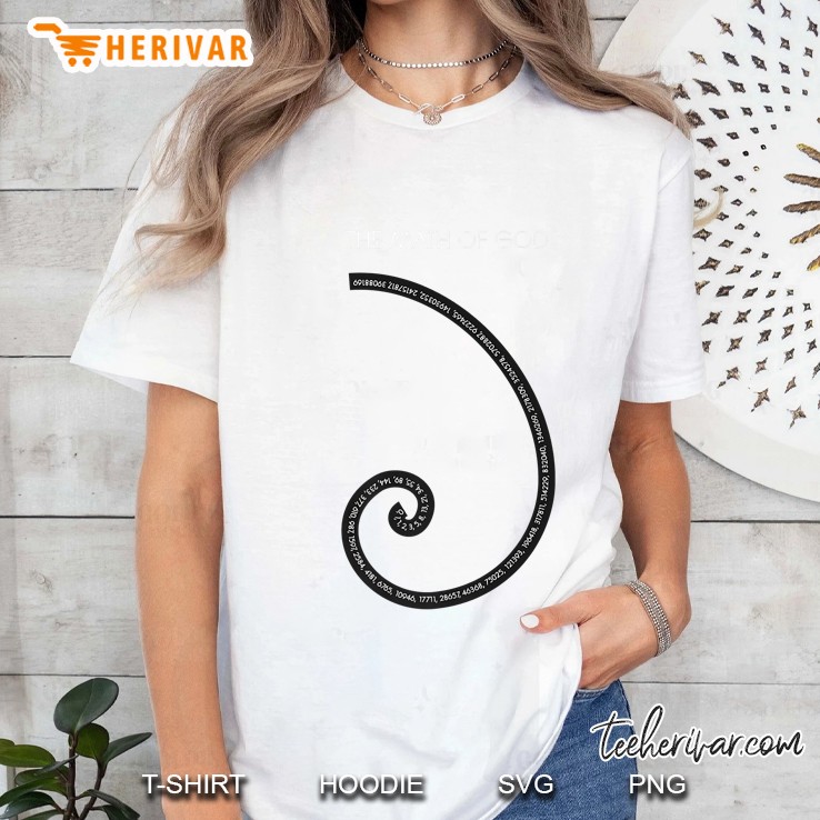The Math Of God Fibonacci Math Ladies Tee