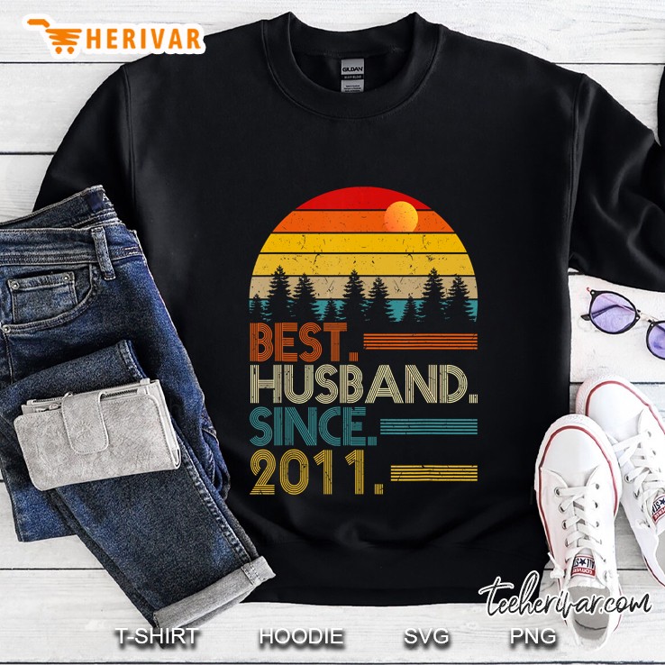 Best Husband Since 2011 Vintage Version Sweatshirt