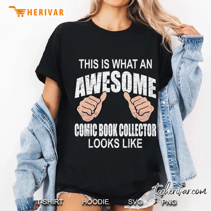 This Is What An Awesome Comic Book Collector Looks Like Ladies Tee