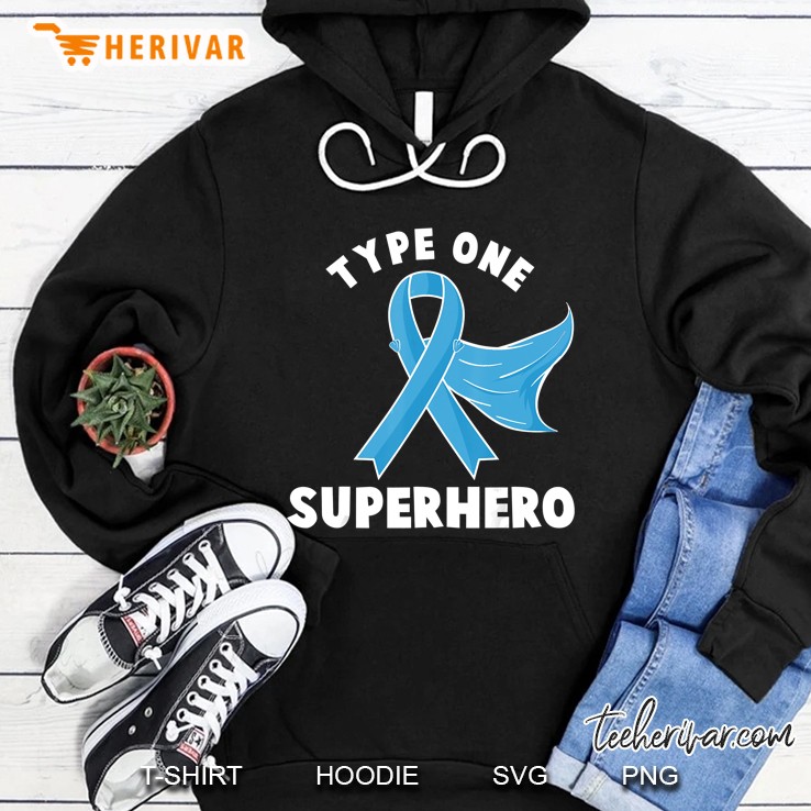 Type One Superhero Diabetes Awareness Diabetic Hoodie