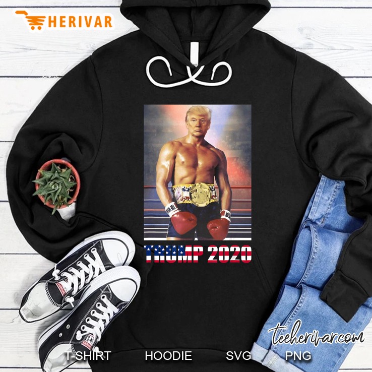 Trump 2020 Funny Trump Boxer Version2 Hoodie