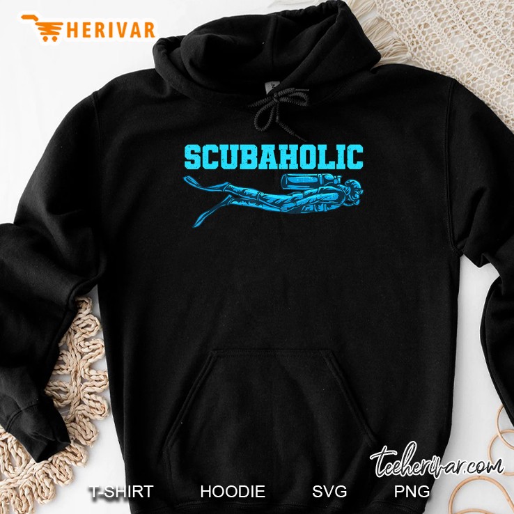 Scubaholic Funny Scuba Diving Divemaster Hoodie