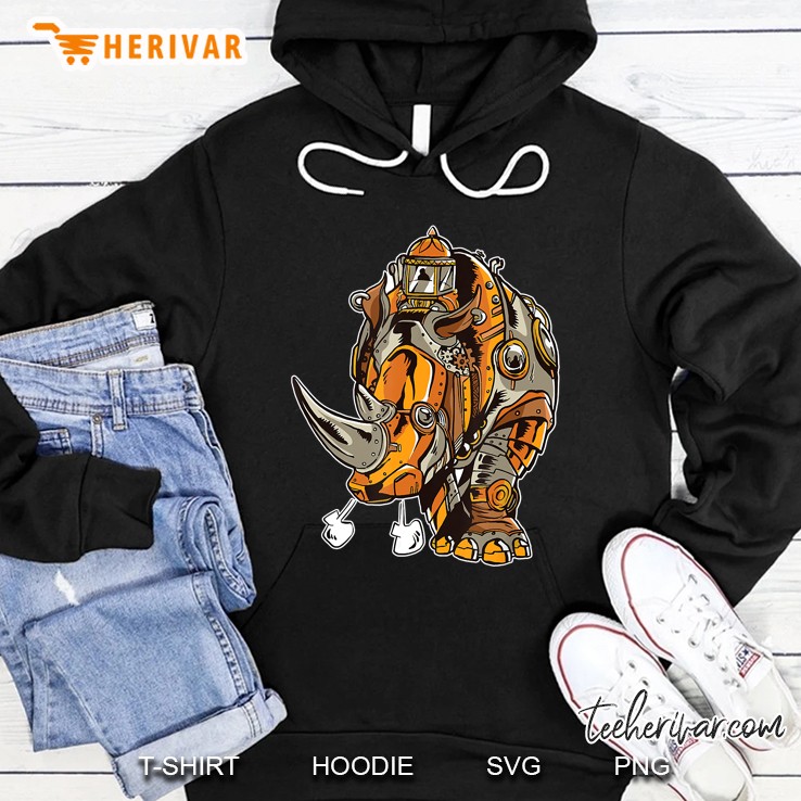 Steampunk Rhino Hoodie