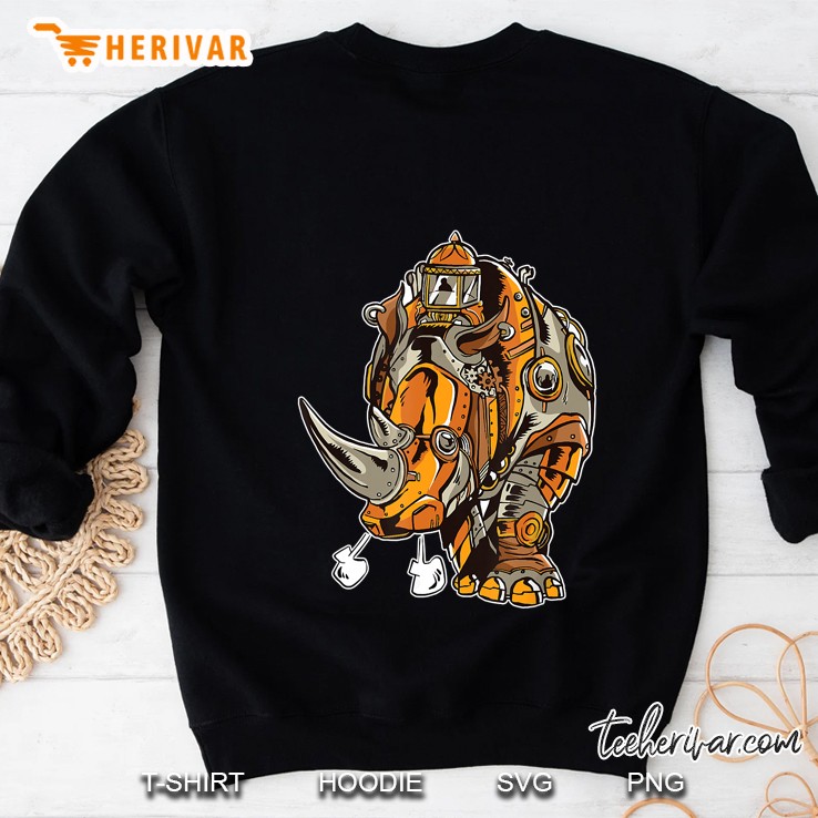 Steampunk Rhino Sweatshirt