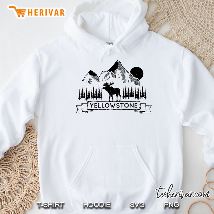 Yellowstone National Park Reindeer Version Hoodie