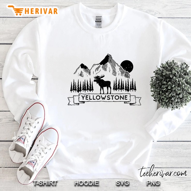 Yellowstone National Park Reindeer Version Sweatshirt