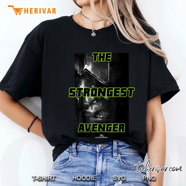 The Strongest Avenger Marvel Thor Ragnarok Hulk Ladies Tee