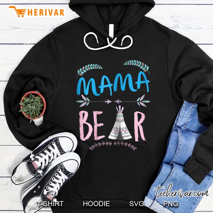 Mama Bear Tent Version Hoodie