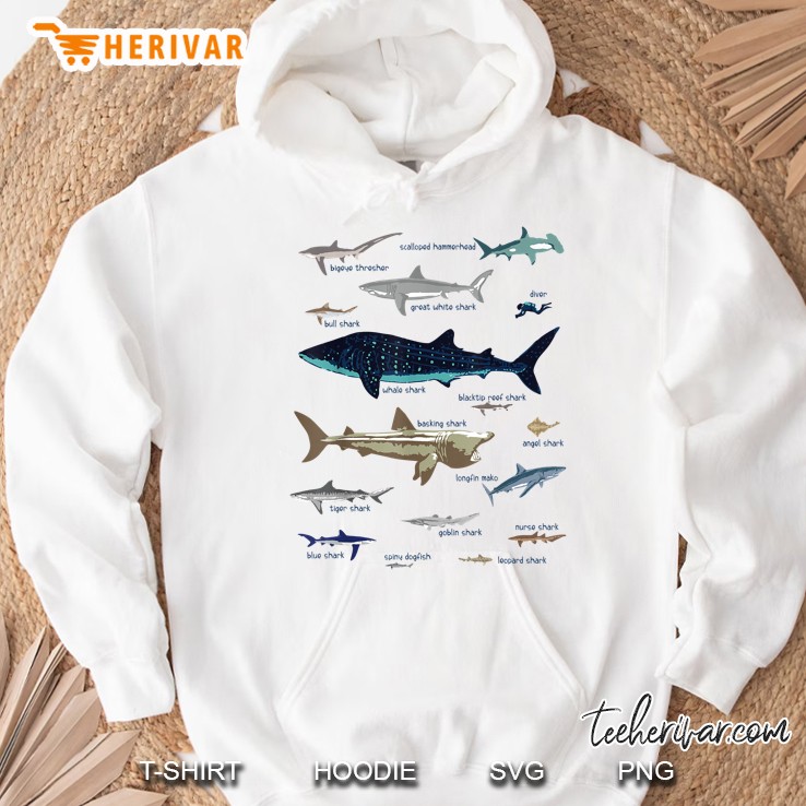 Favorite Sharks Of The World Hoodie
