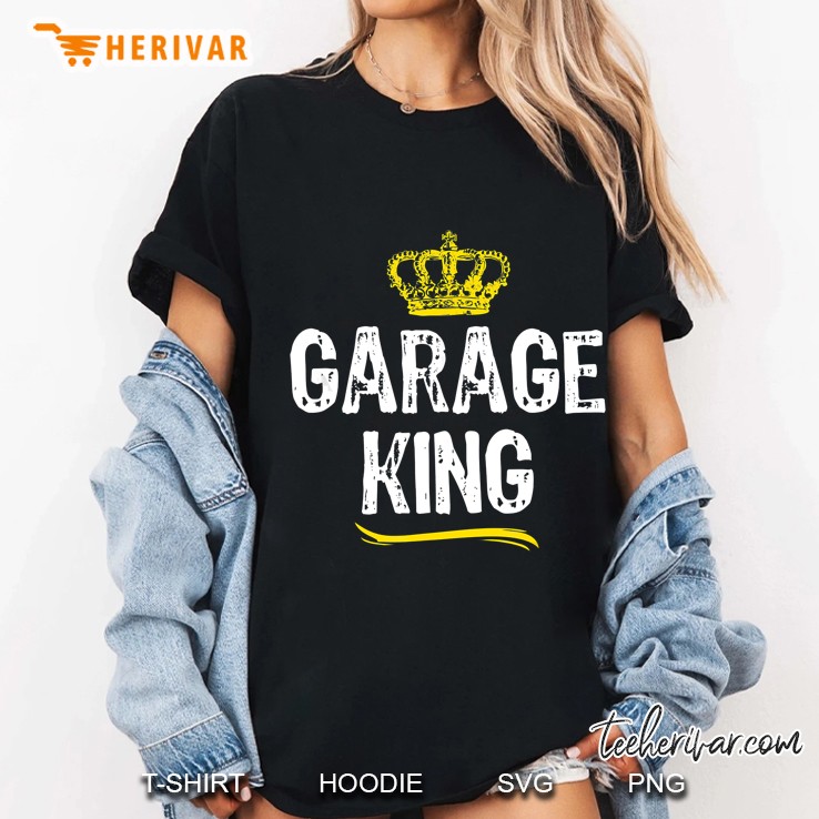 Garage King Mechanic Car Ladies Tee